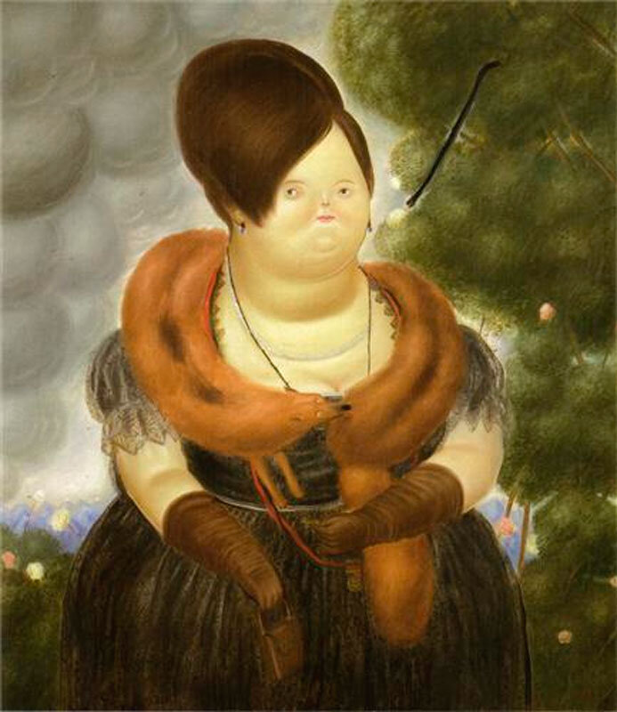 Фернандо Ботеро. Первая леди, 1969