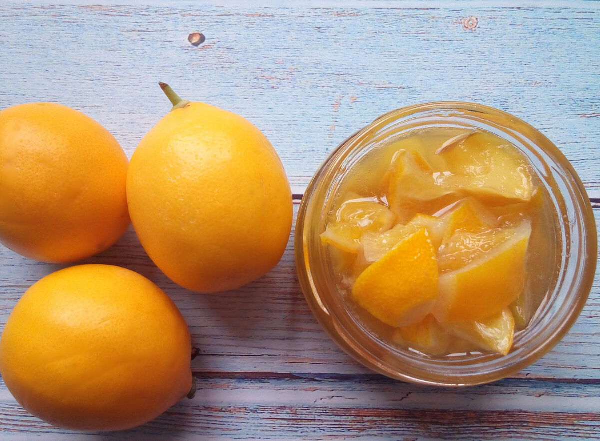 Варенье из лимонов с кожурой рецепт