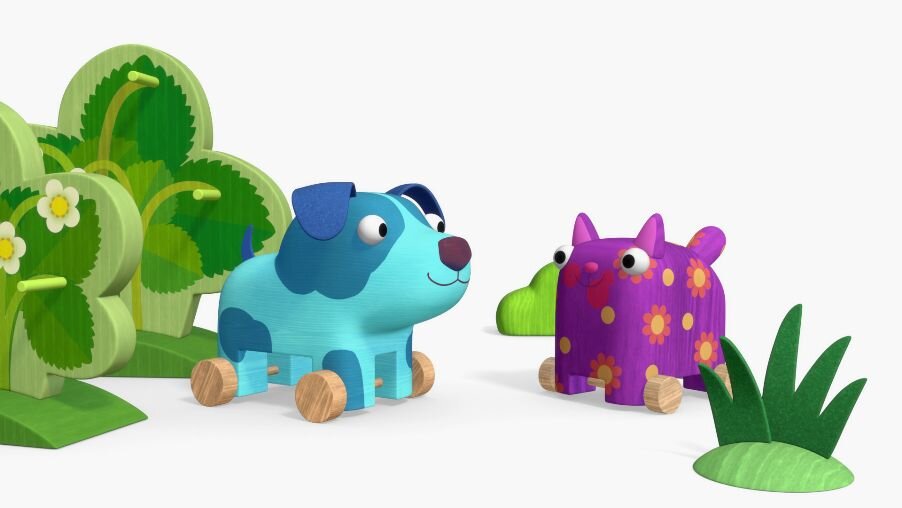 Кадр из мультфильма "Деревяшки"