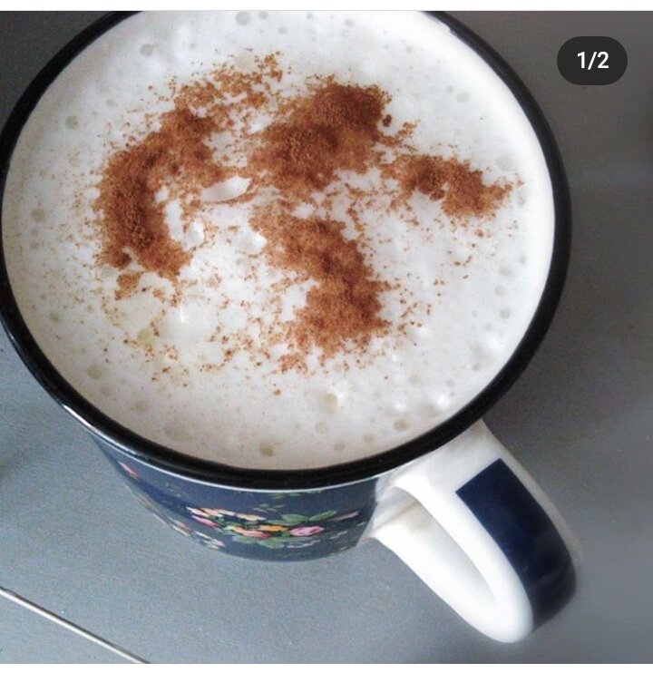 Латте с корицей 
