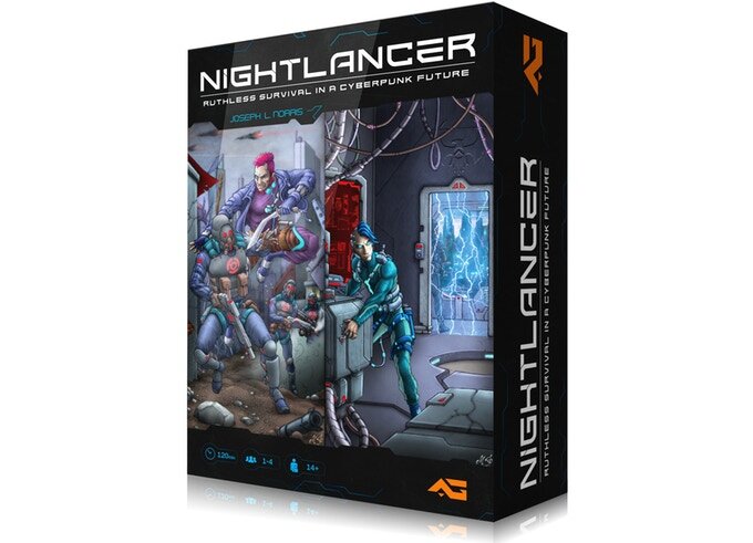 Настольная киберпанк игра Nightlancer
