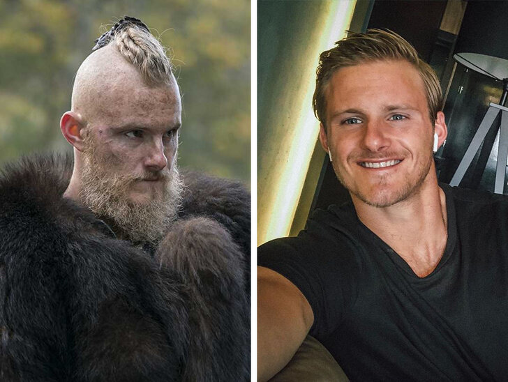 ого© Vikings / MGM Television   © Alexander Ludwig / Instagram