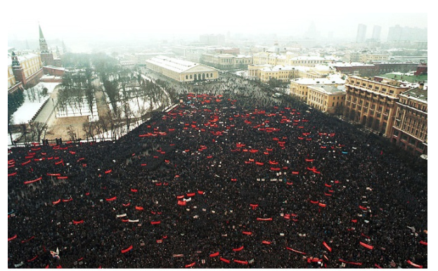 Митинг за сохранение СССР. 1991 год.