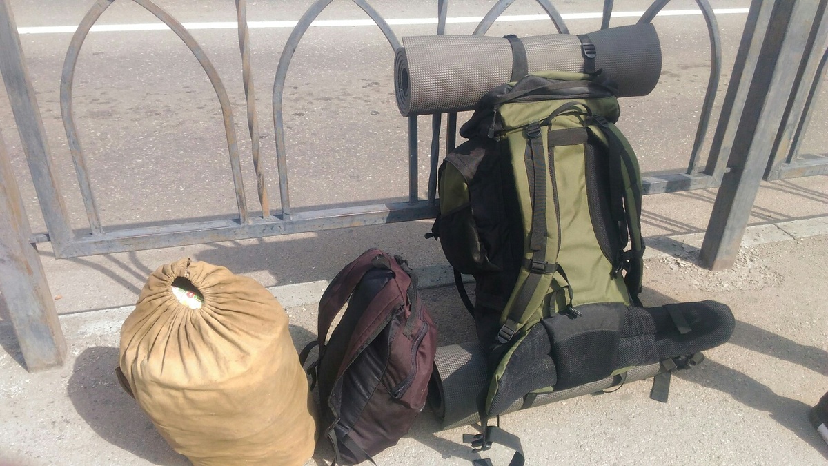 Наши походные тюки.