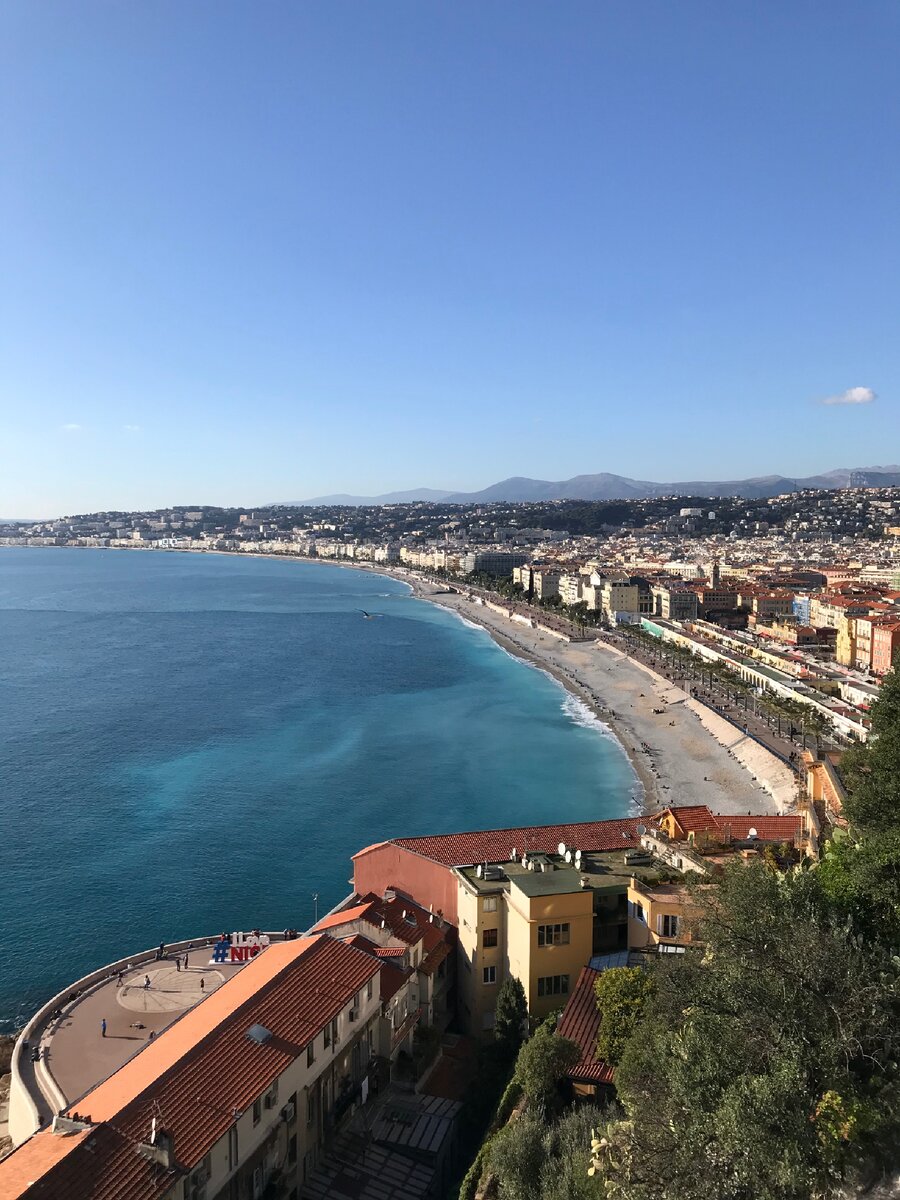 Английская Набережная с высоты Шато