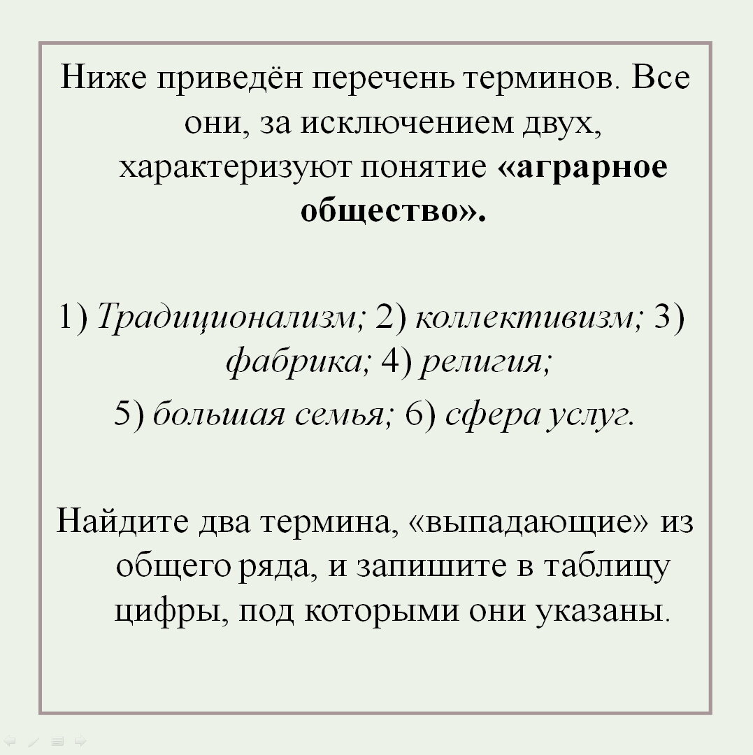 Задание № 3 ЕГЭ по обществознанию 