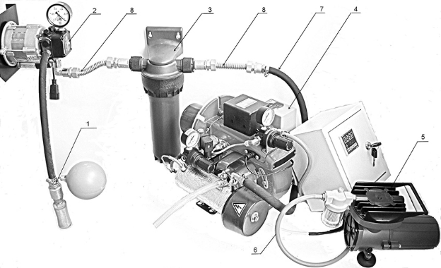 Горелка на отработке AL-4V для котла