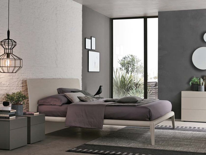 Интерьер спальни в серых тонах, Gruppo Tomasella