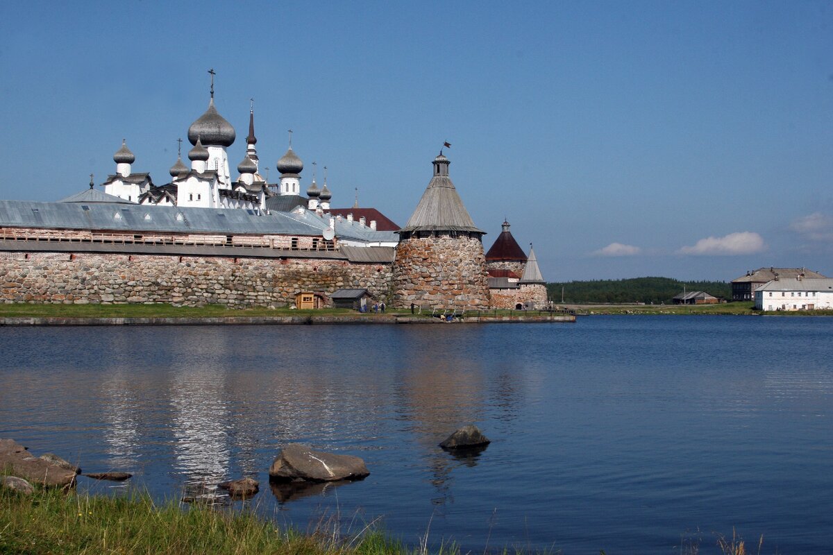 Соловецкий монастырь на белом море