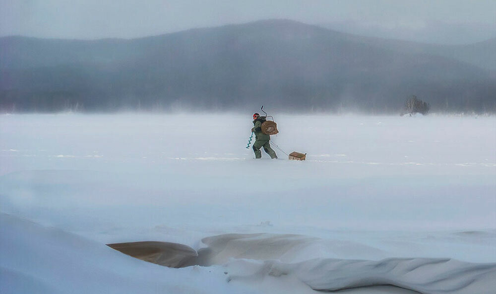 Зимняя рыбалка в Мороз