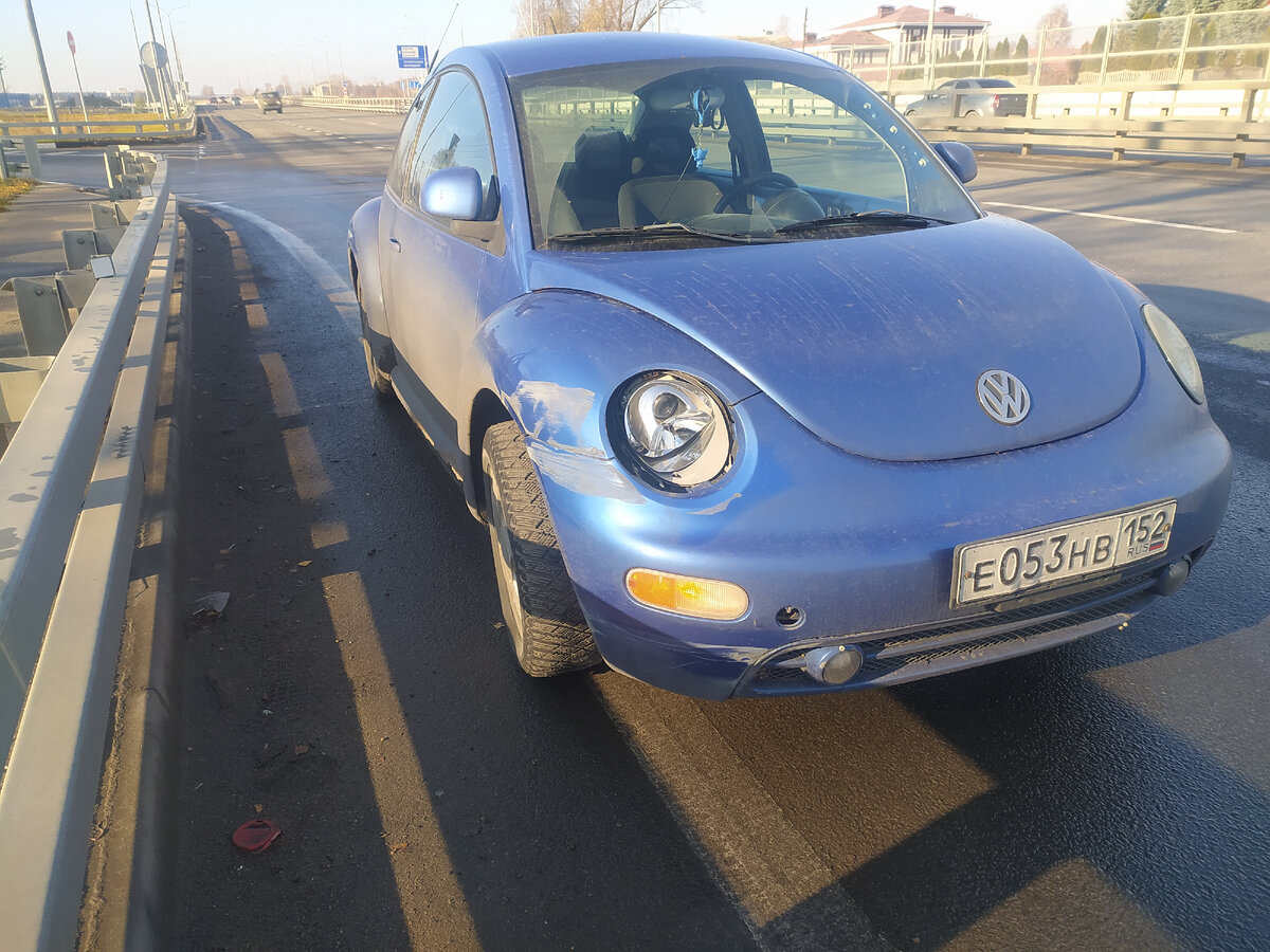 Подбил беднягу...