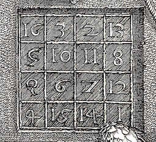 А. Дюрер. Меланхолия. Магический квадрат. 1514