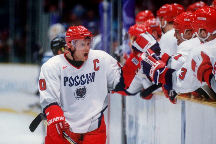 Павел Буре на Олимпиаде-1998