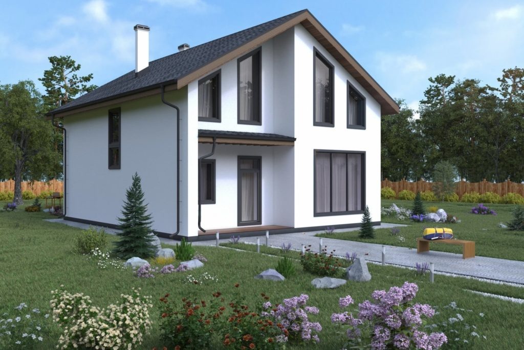 Материал легко распиливается и поддается другой обработке, что позволяет в сжатые сроки построить здание сложной архитектурной формы и геометрии.