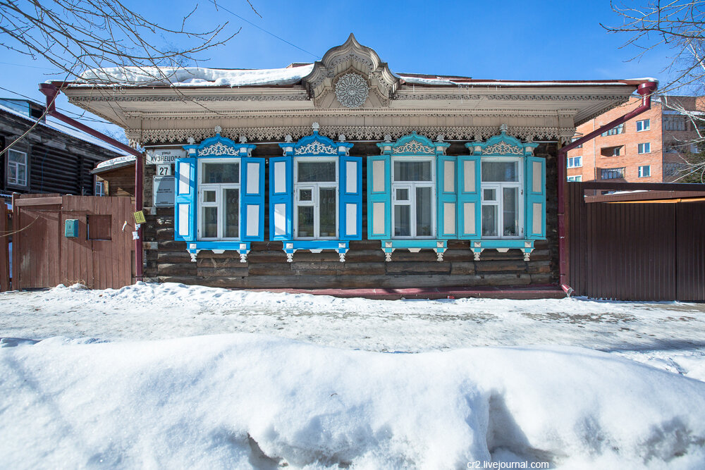 Деревянная застройка Томска. Фото автора статьи 