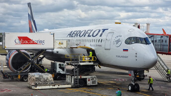 Airbus A350 а/к Аэрофлот, рейс Москва - Гавана