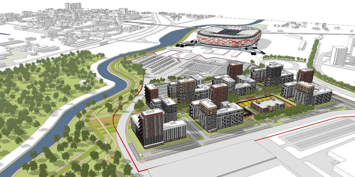 Рядом находится стадион «Мордовия Арена»