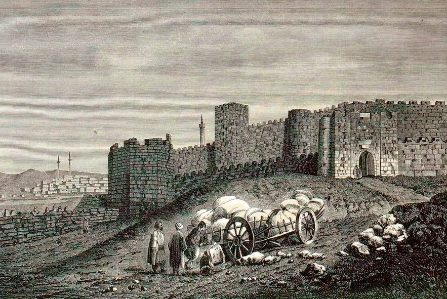 Старинное фото: Грозненский Базар - начало.