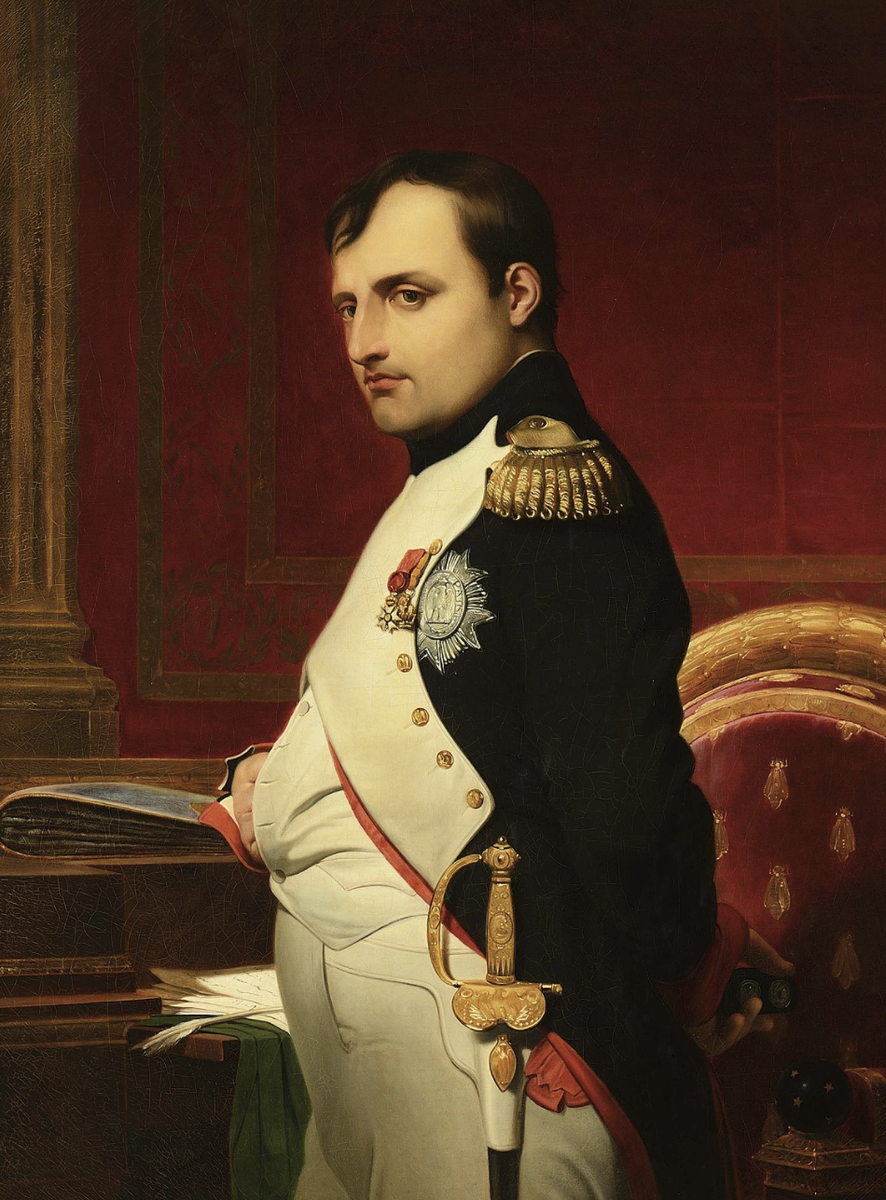 Наполеон I Бонапарт (портрет кисти Поля Делароша)