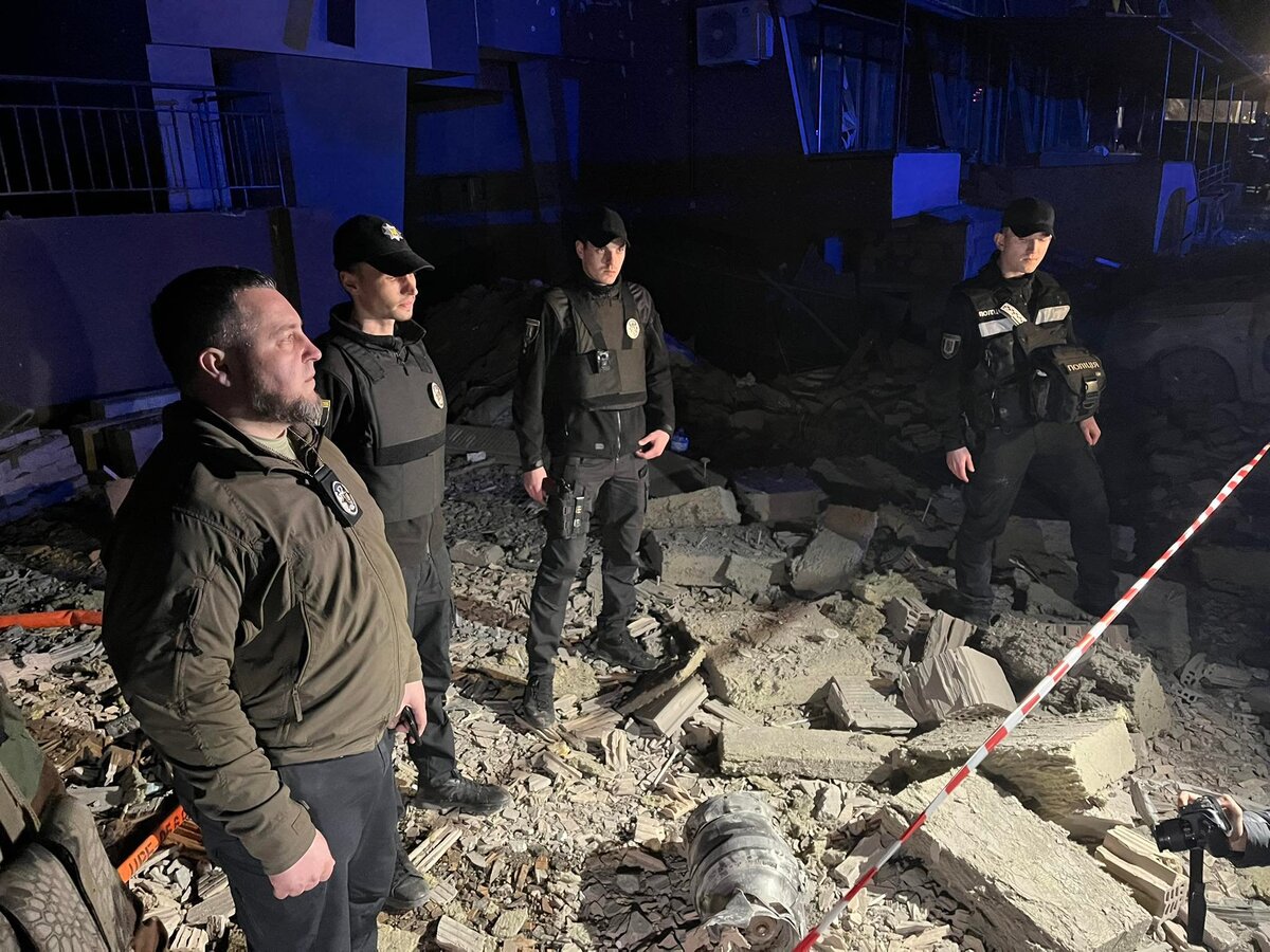 Двигатель ракеты "домофилки". Не крупная. Но сегодня... Фото из укроСМИ.