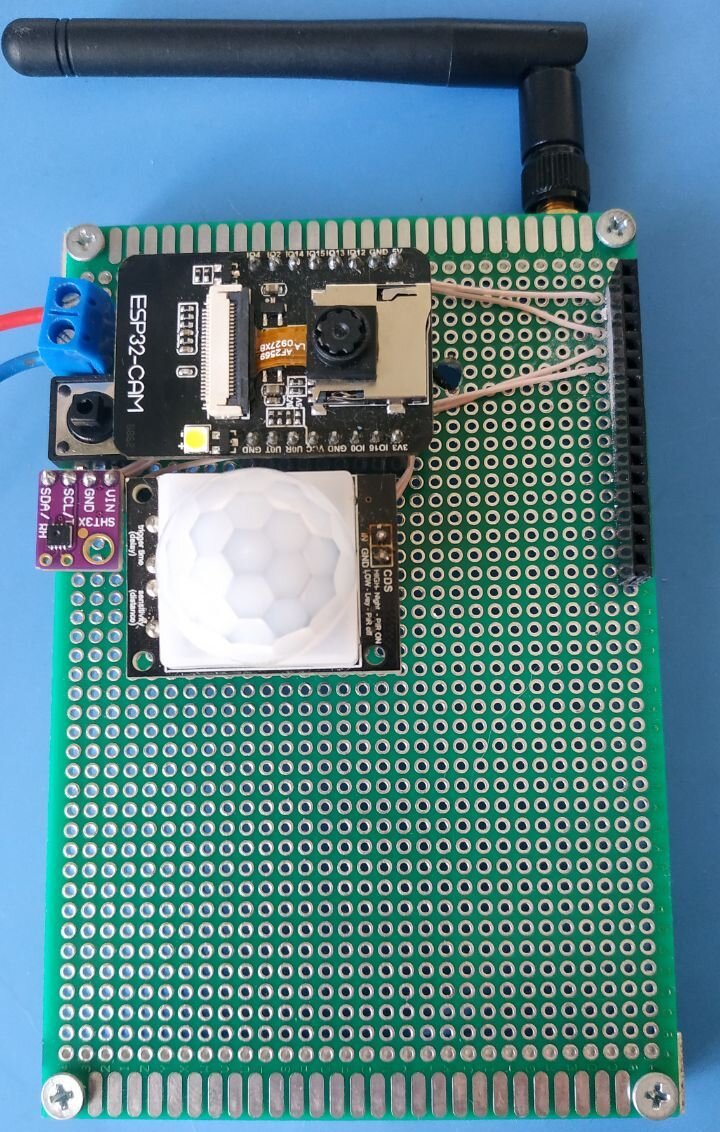 Фотоловушка на ESP32-CAM с управлением через мессенджер Telegram