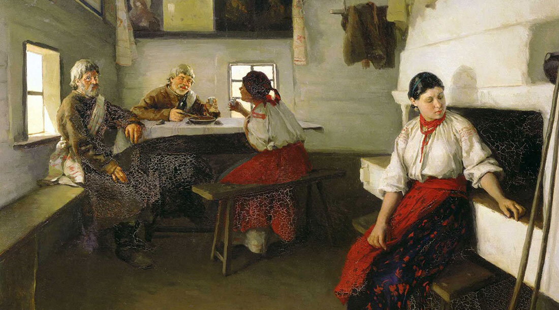 Н. К. Пимоненко, “Сваты”. Художественный музей им. Ф. А. Коваленко