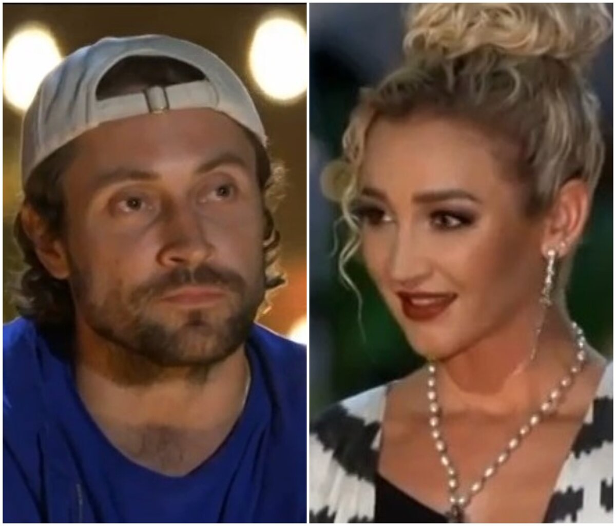    Антон пытается ухаживать за Ольгой Кадры из видео