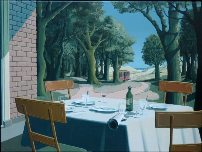 Юп Польдер (Joop Polder). Дом у дюн. 2010. 80х60 см.