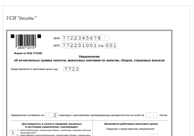 Нулевое уведомление усн 2025. Нулевое уведомление усн 2025