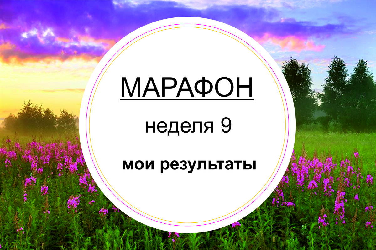 Отчет за 9 неделю марафона