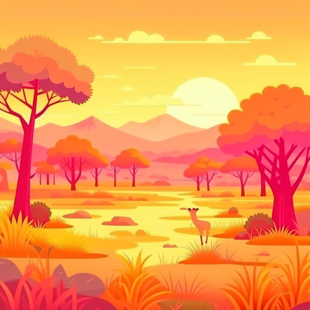 Сказки на ночь - Живописная саванна