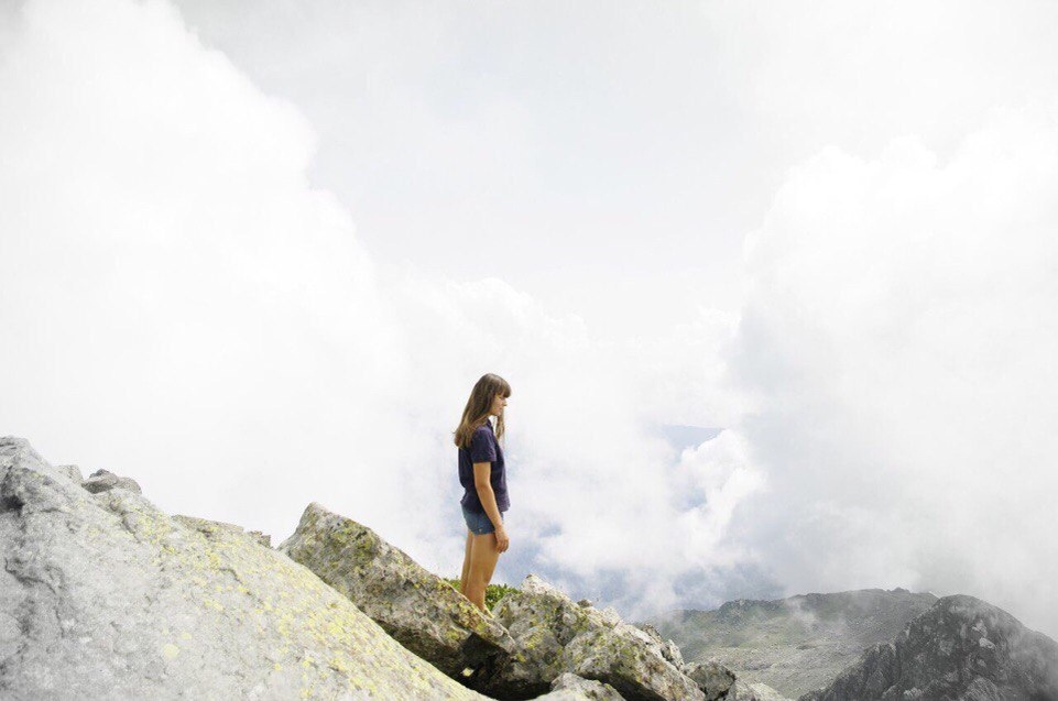 Я на горе в Абхазии