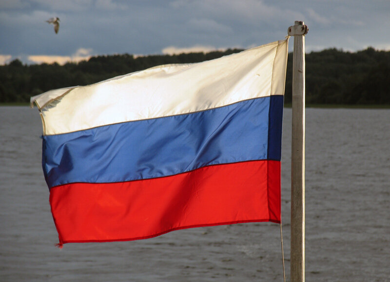 Российское знамя фото