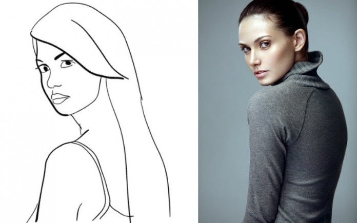 Вот самые беспроигрышные позы, в которых вы будете смотреться шикарно.
 
 Взгляд через плечо.
 