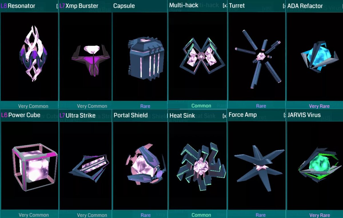 Разномастный лут Ингресса. И да, вам придётся помнить, кто и что тут делает!