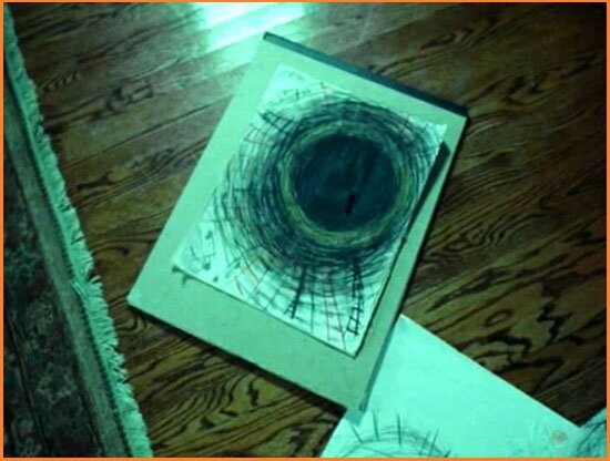 Рисунок Эйдана Келлера из фильма Звонок (The Ring)