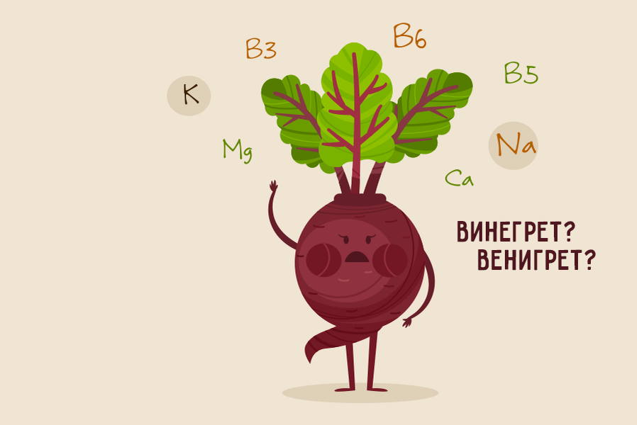 Как нарисовать винегрет