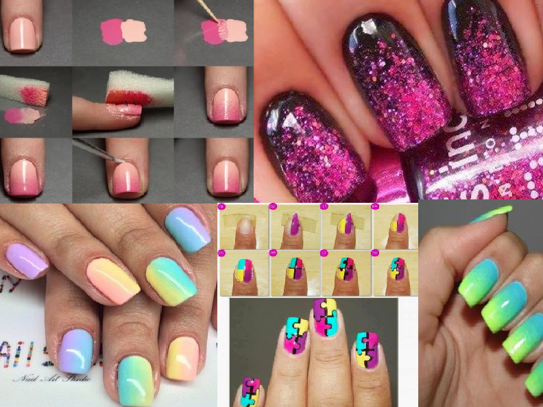 Маникюр Омбре