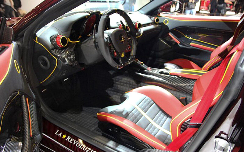 Ferrari f12 Red Interior