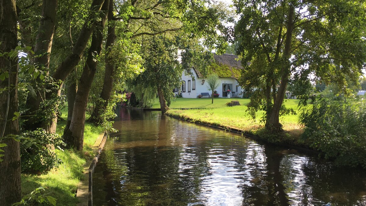 Гитхорн, вид из лодки