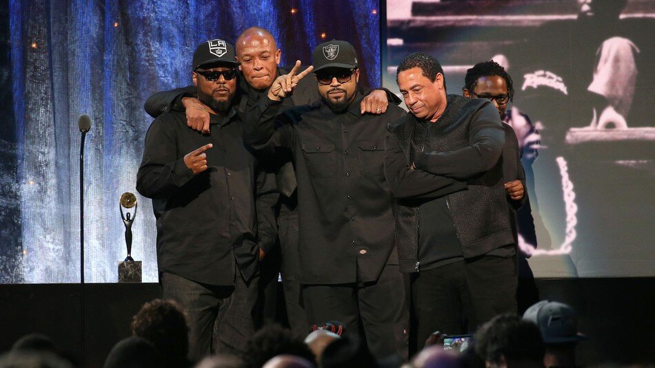 N.W.A. в Зале славы рок-н-ролла в 2016 году