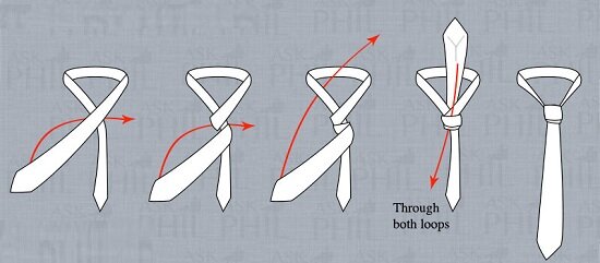 Как завязать узкий галстук?