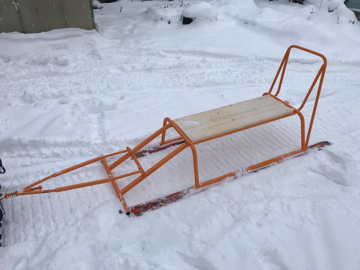 Мотособака и сани