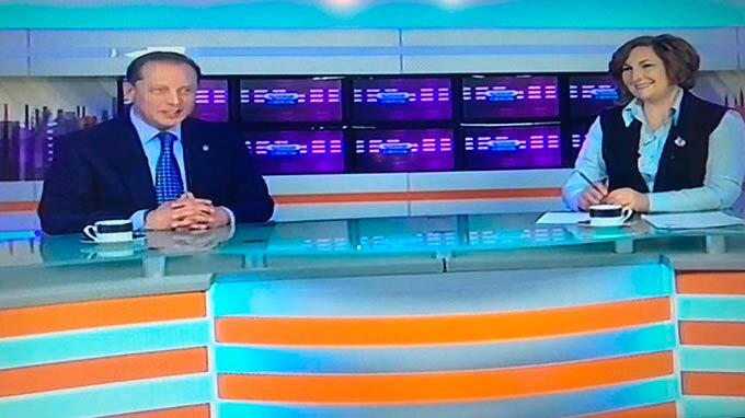 Кадр передачи "Прямая связь" на телеканале НТР 24