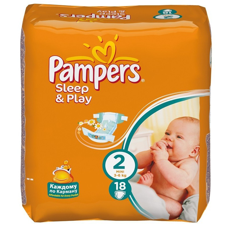 Подгузники Pampers  Sleep & Play