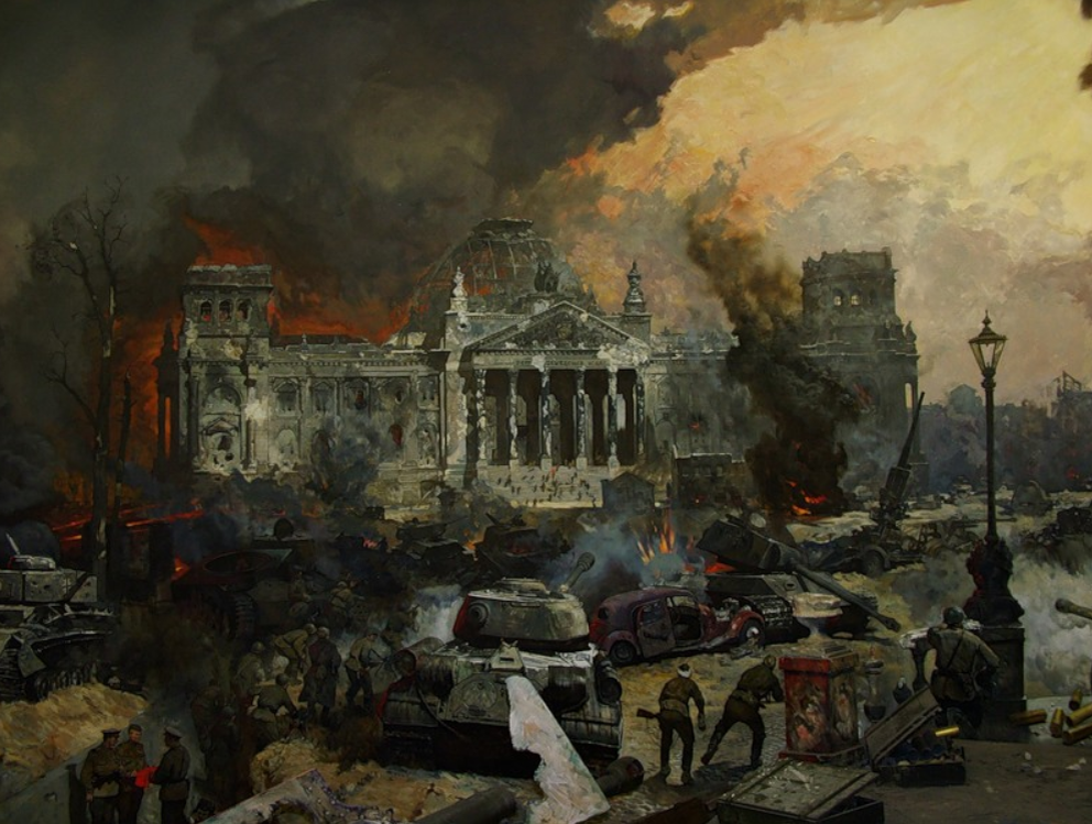 Штурм Берлина. Открытка
