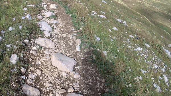 Тропа на перевал.