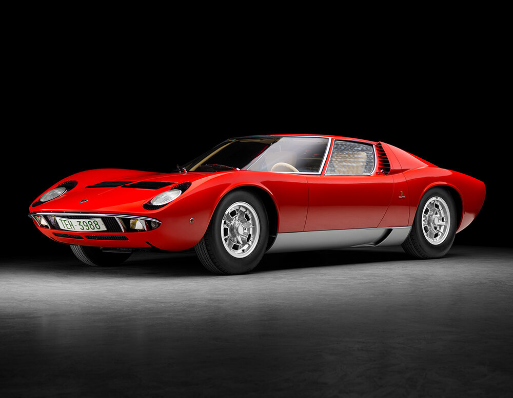 Lamborghini Miura 1968 года.