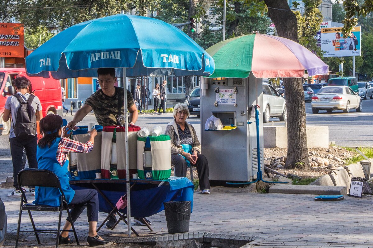 На улицах Бишкека
