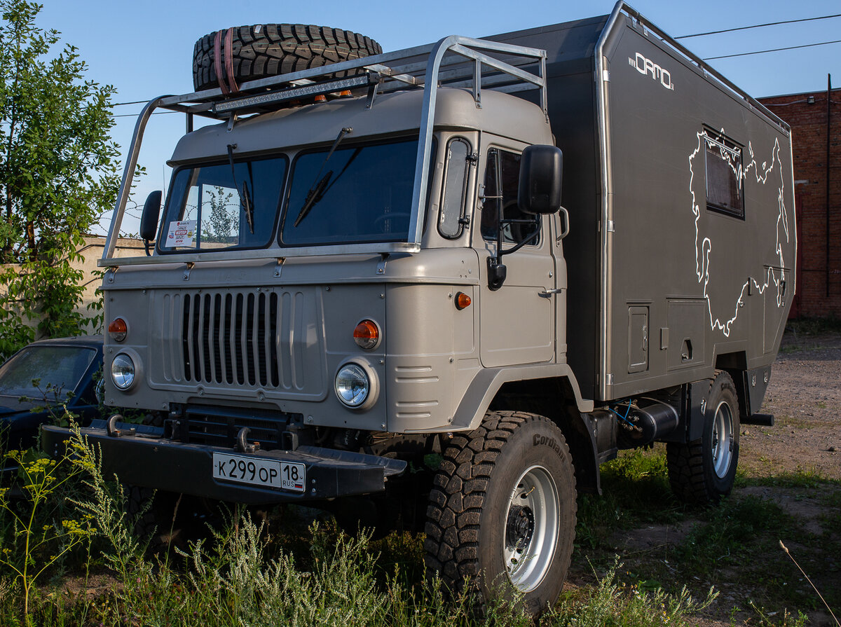 Автодом на ГАЗ-66 по спецзаказу для охоты